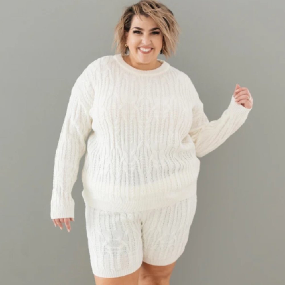 Annie Knit Top in Cream NWT